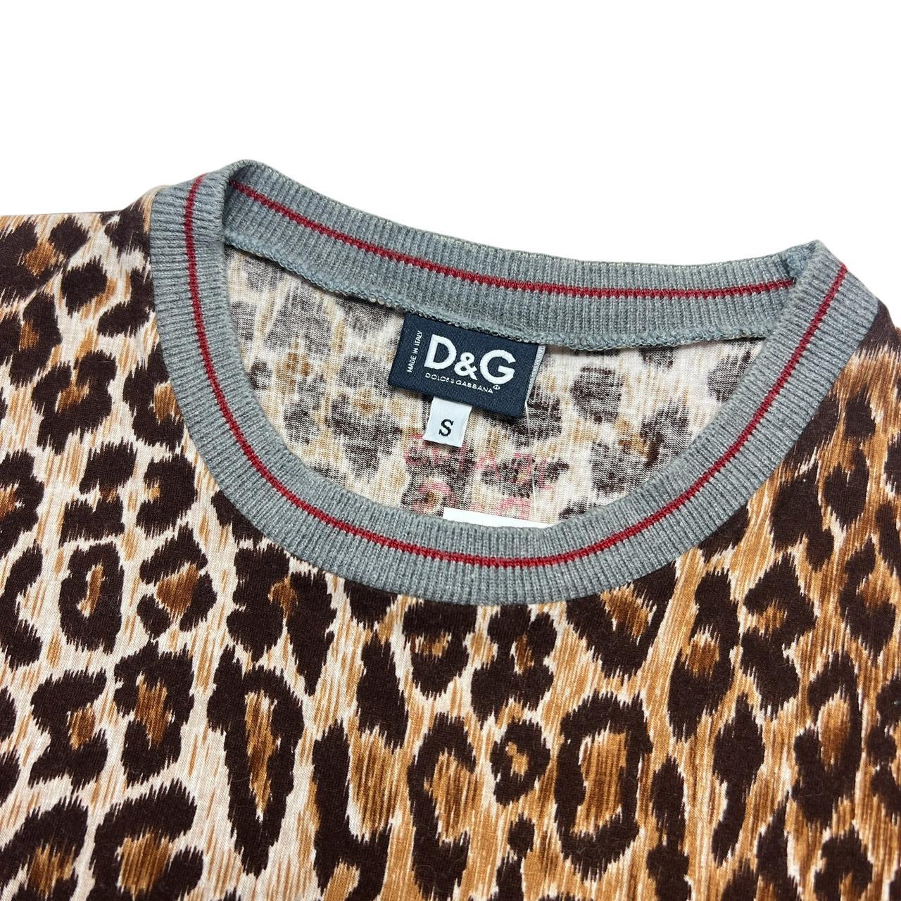 D&G Dolce & Gabbana Leopard Print T-Shirt