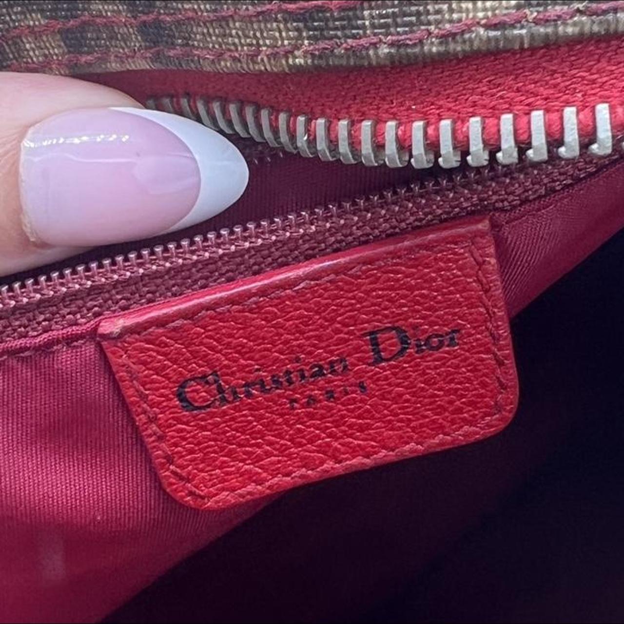 Christian Dior Crossbody Bag Rasta Trotter Print Brown
