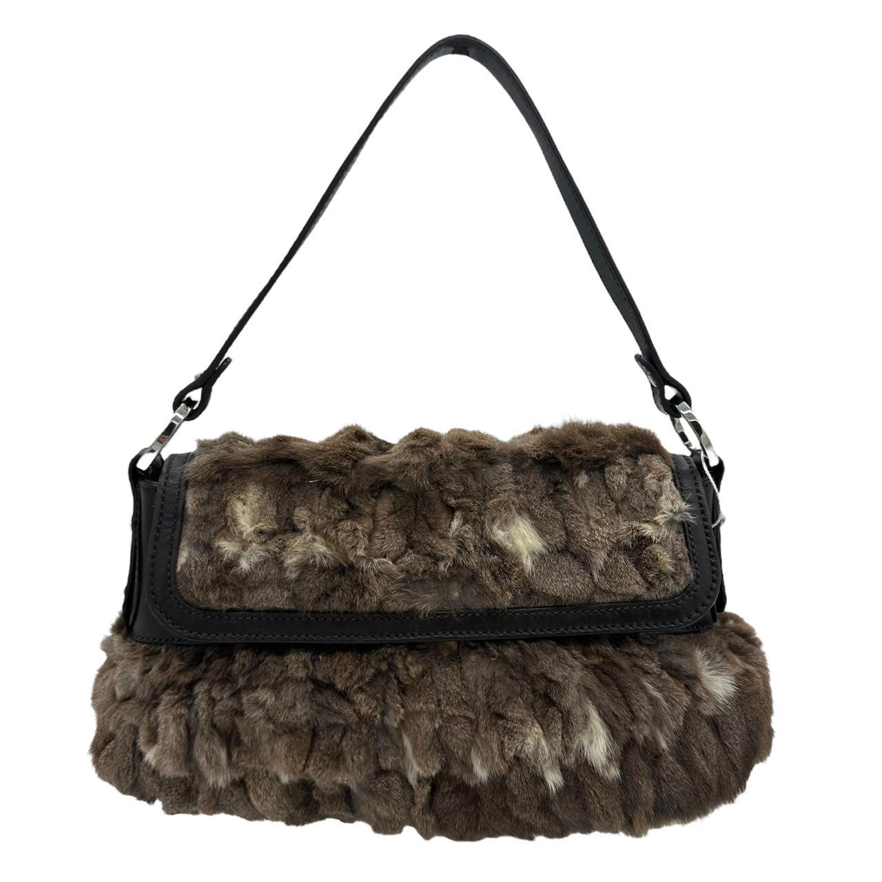 Fendi Rabbit Fur Mini Chef Shoulder Bag - Outfit Repeater