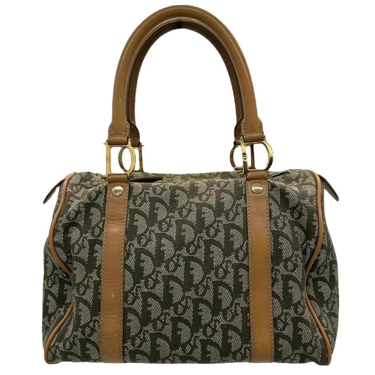 Christian Dior Green Monogram Mini Boston Bag - Outfit Repeater