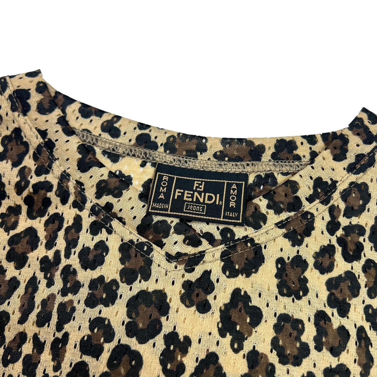 Fendi Jeans Leopard Print Mesh Jersey - Outfit Repeater
