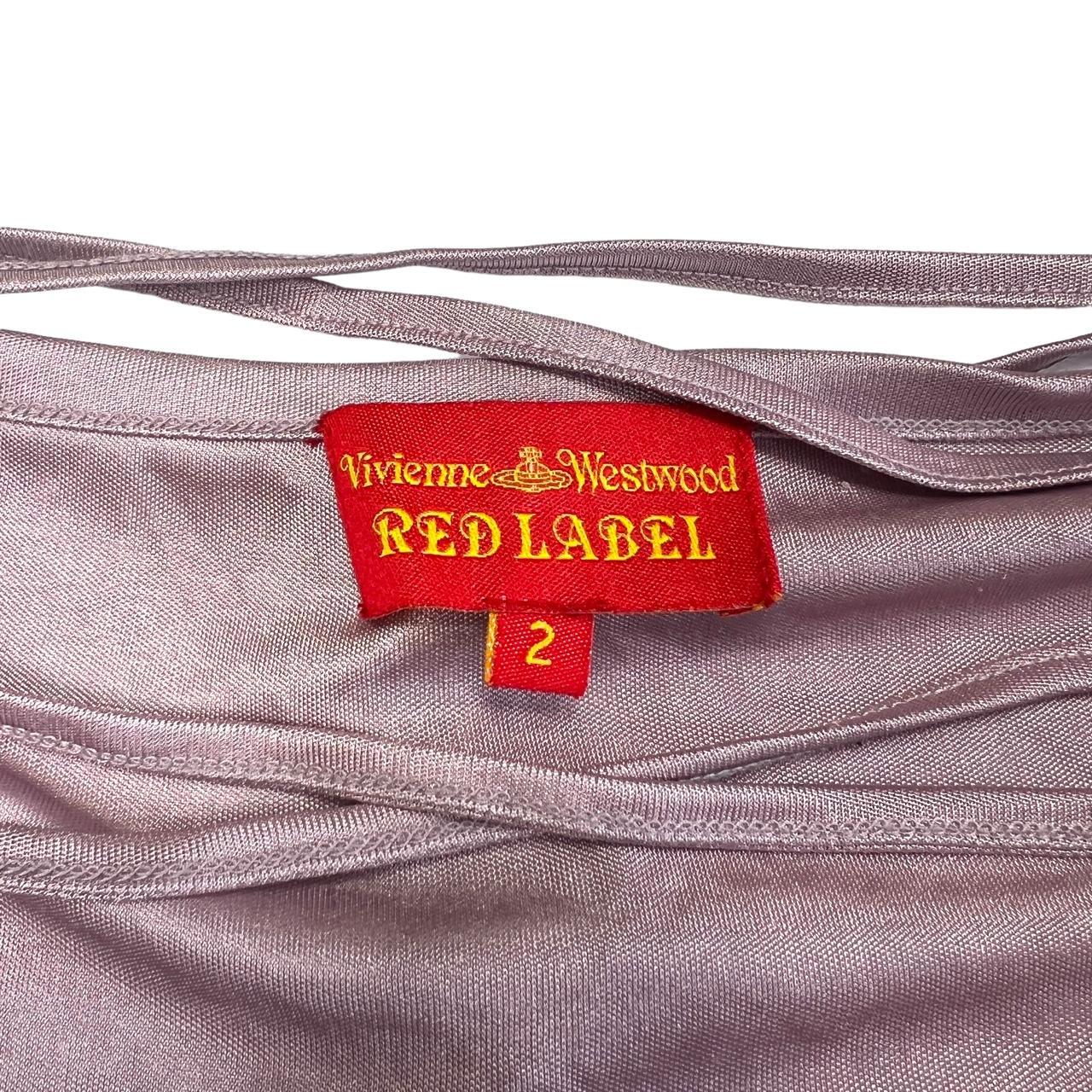 Vivienne Westwood Slinky Dusty Rose Colored Lace Up Blouse Style Shirt - Outfit Repeater