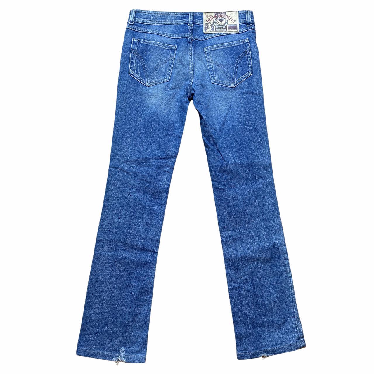 Dolce & Gabbana D&G Denim Devotees "Cool Fit" Low Waisted Straight Leg Jeans - Outfit Repeater