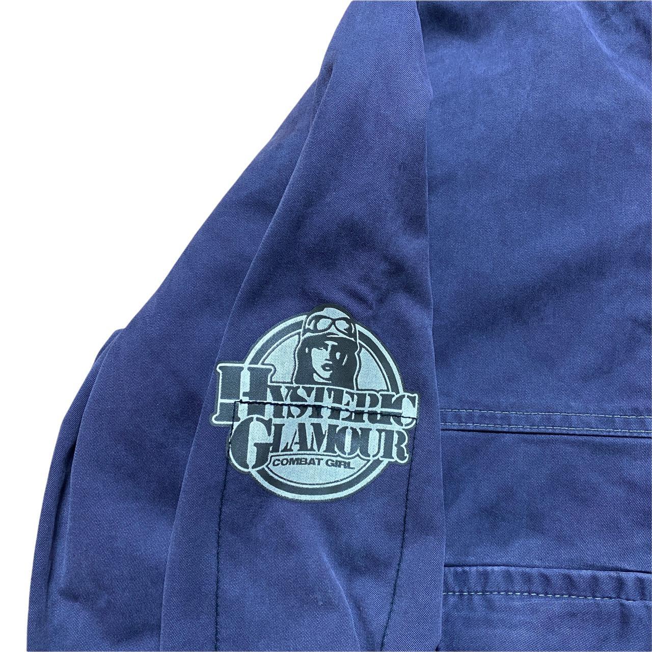 Hysteric Glamour Army Style 'Combat Girl' Pullover Anorak Jacket with Logo On Arm - Outfit Repeater