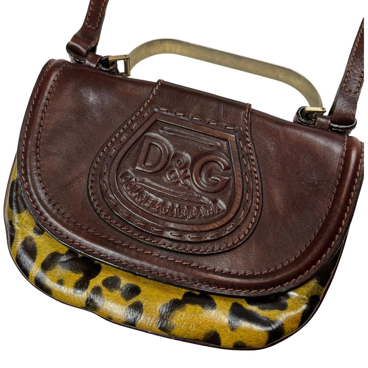 Dolce & Gabbana Leopard Print Mini Shoulder Bag