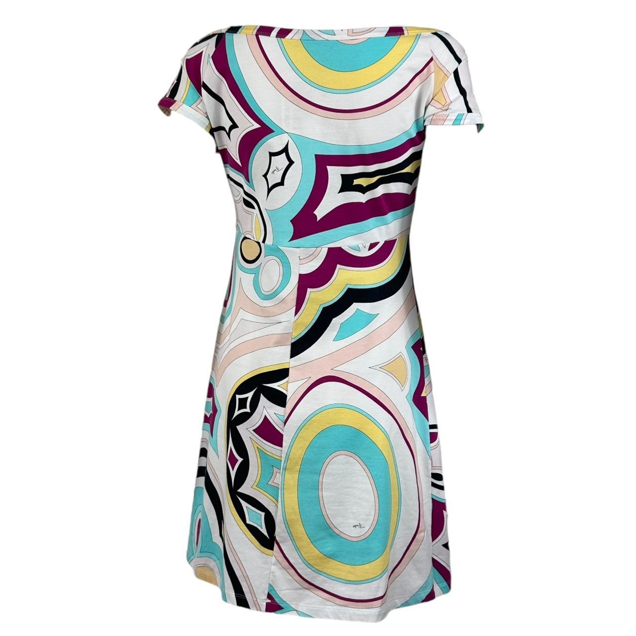 Emilio Pucci Multicolor Printed Mini Dress