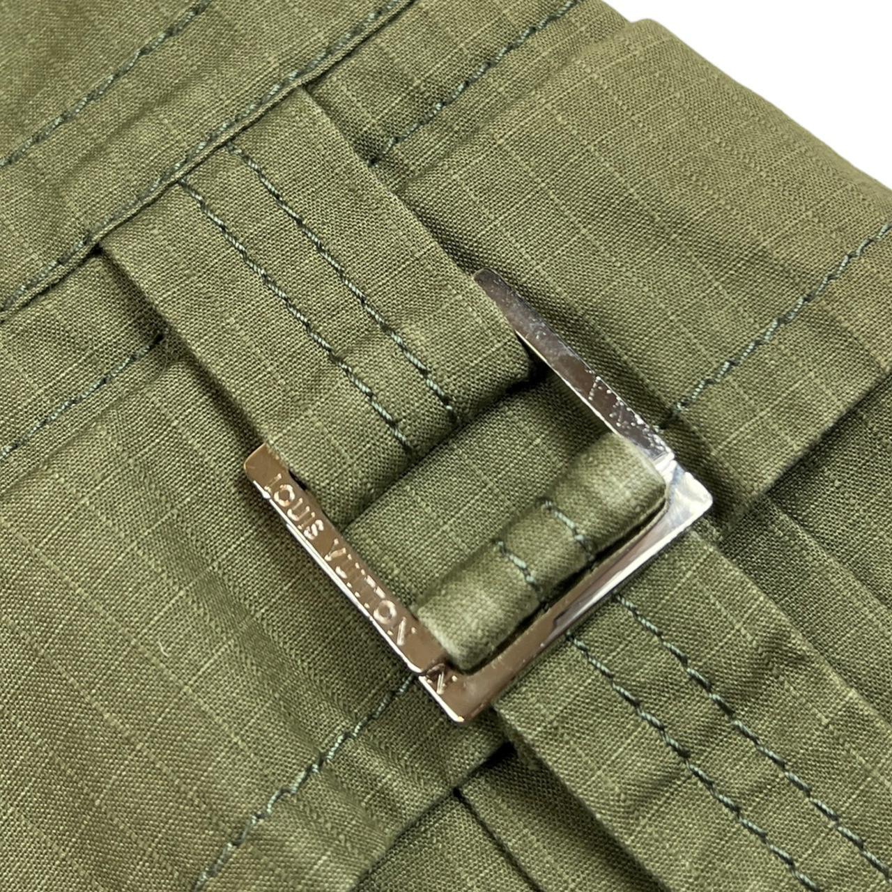Louis Vuitton Khaki Green Cargo Pocket Midi Skirt - Outfit Repeater