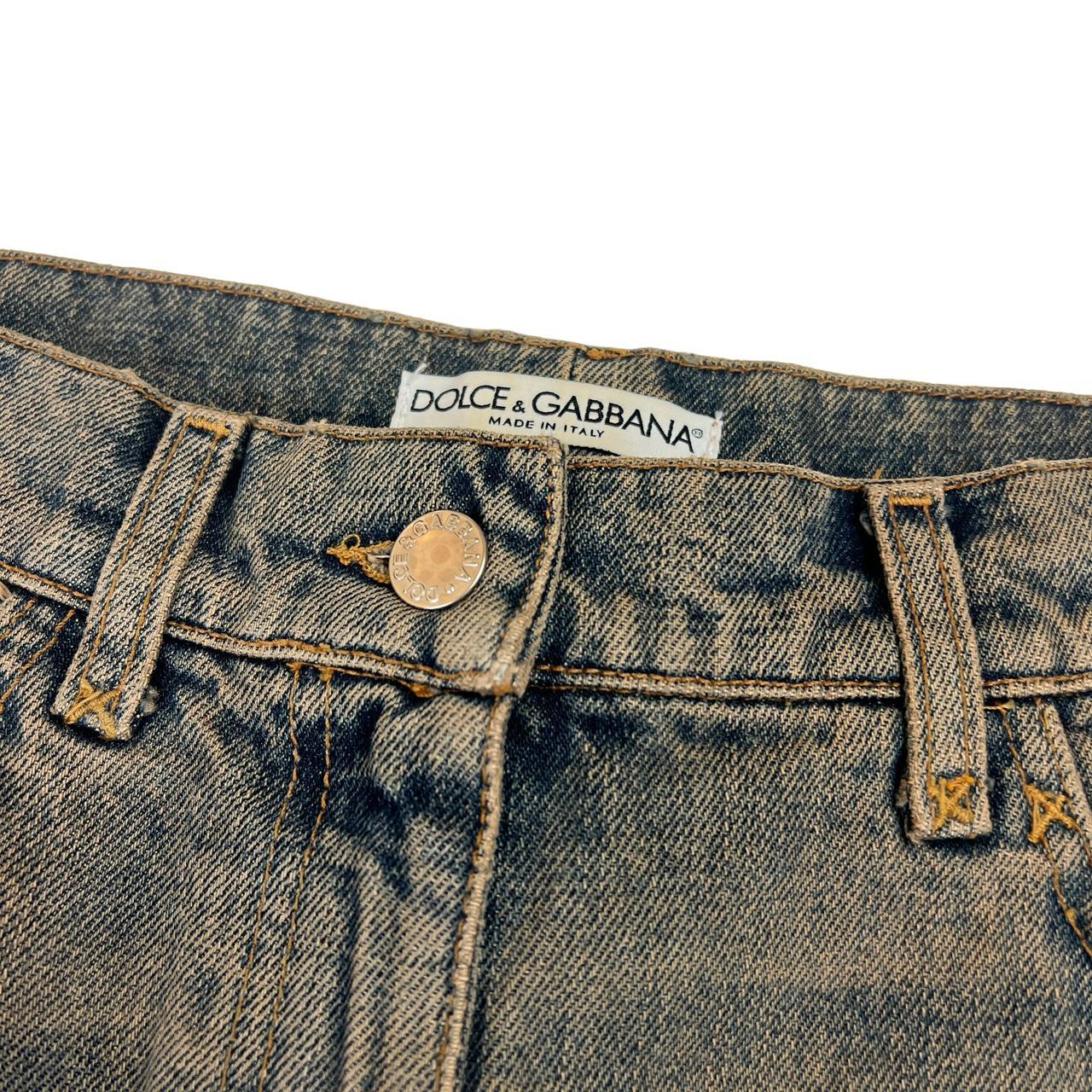 Dolce & Gabbana Faded Denim Midi Skirt - Outfit Repeater