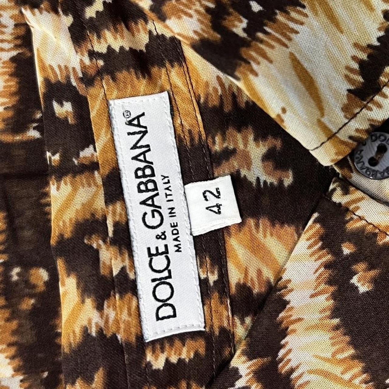 Dolce & Gabbana Semi-Sheer Tiger Print Blouse Top - Outfit Repeater