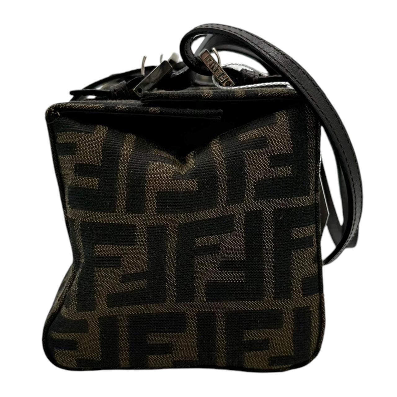 Fendi Zucca Monogram Rectangle Baguette Shoulder Bag - Outfit Repeater