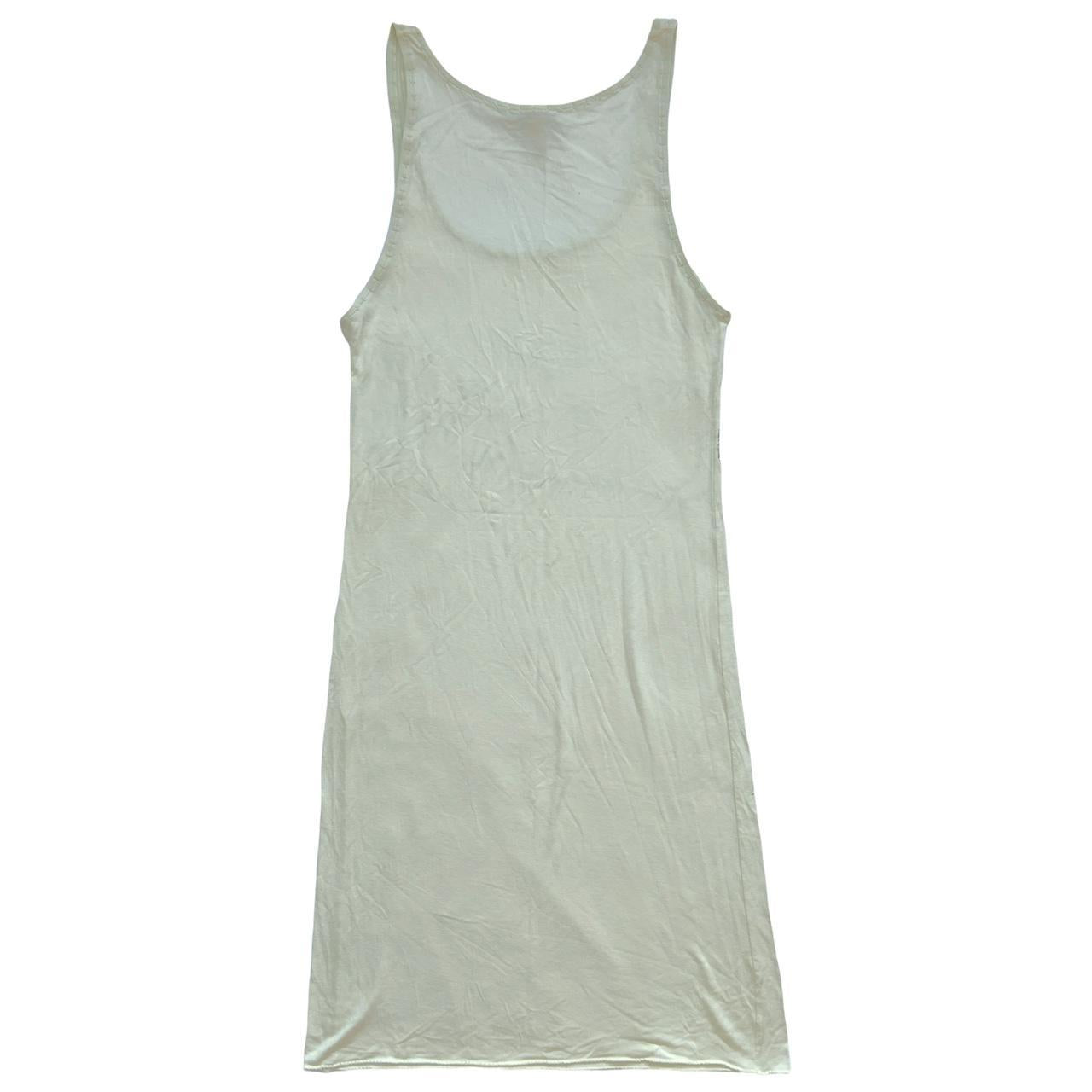 Chloé by Stella McCartney White and Silver Spell-Out Logo Tank Dress - Outfit Repeater
