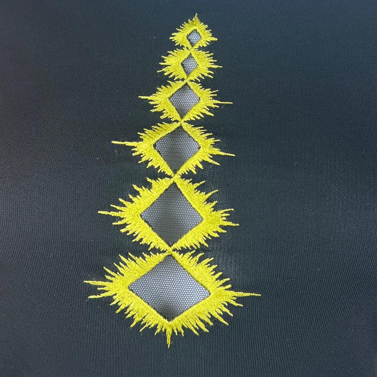 Versace Classic Black Embroidered Off The Shoulder Top - Outfit Repeater