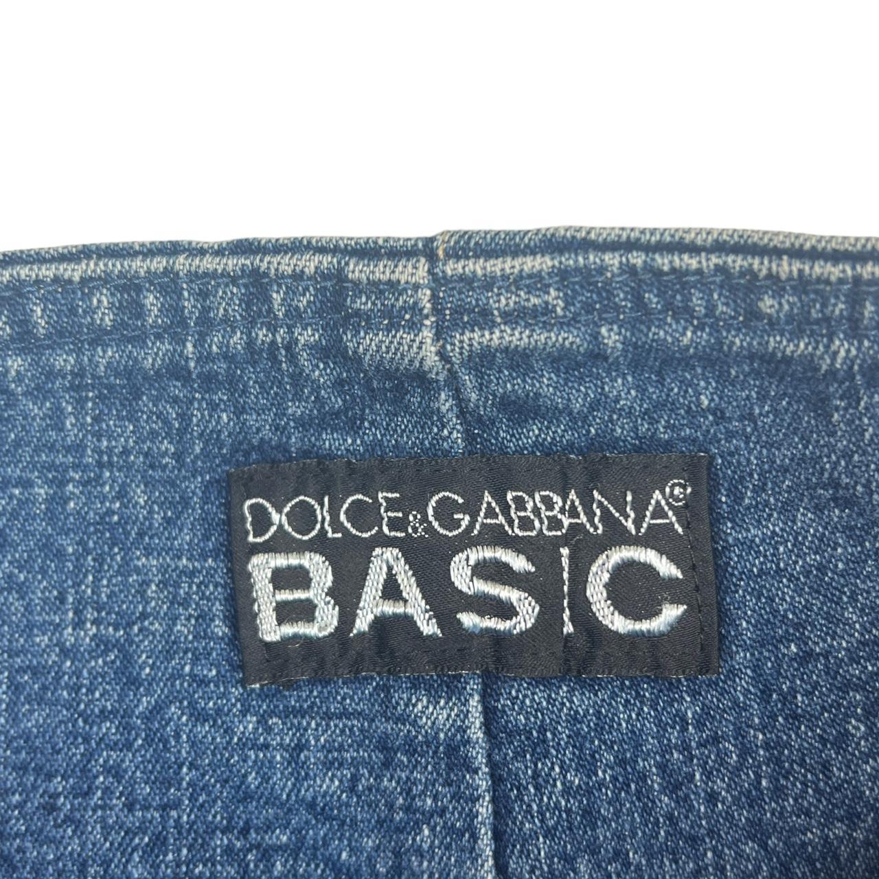 Dolce & Gabbana Basic Faded Denim Belted Mini Skirt - Outfit Repeater