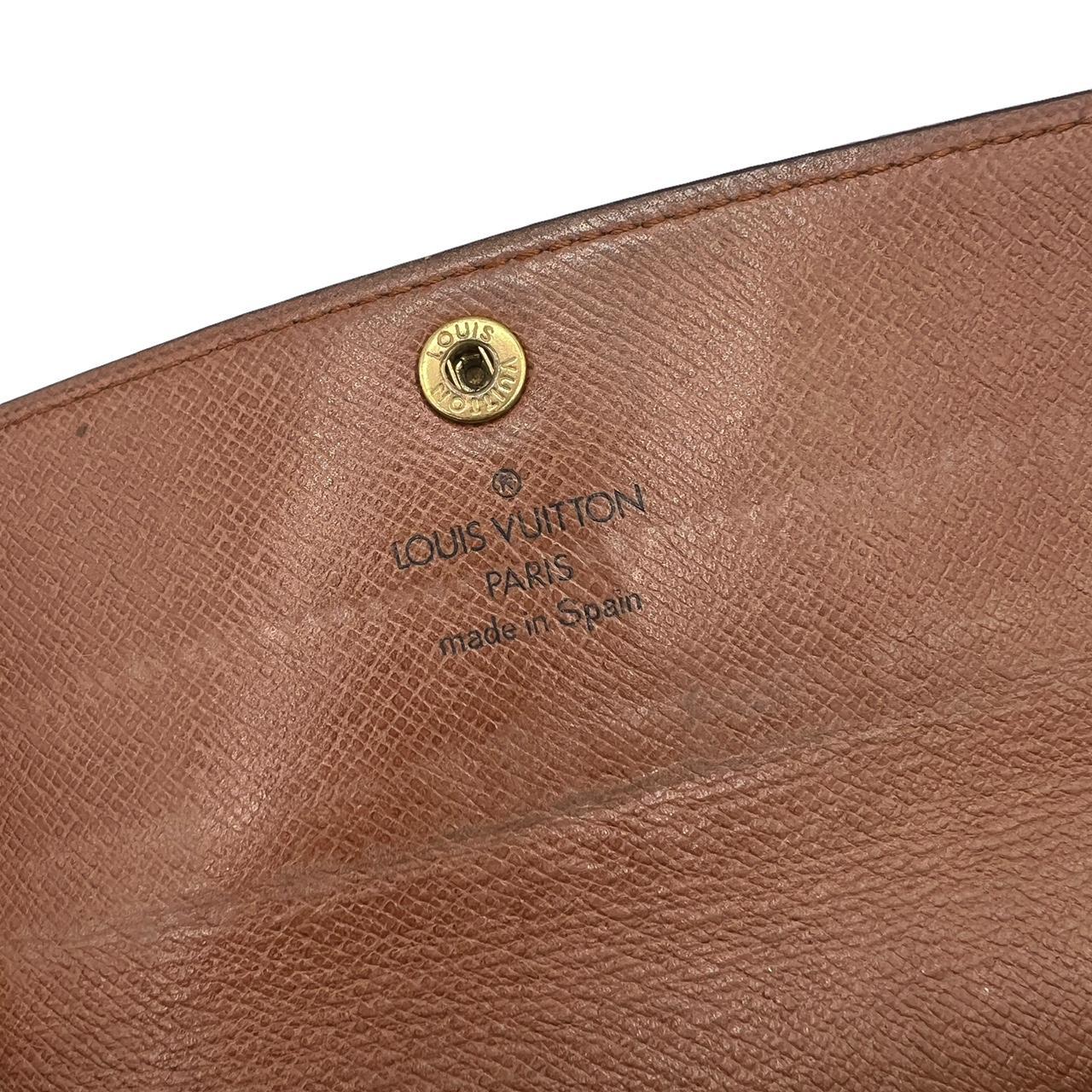 Louis Vuitton Monogram Canvas Sarah Long Wallet