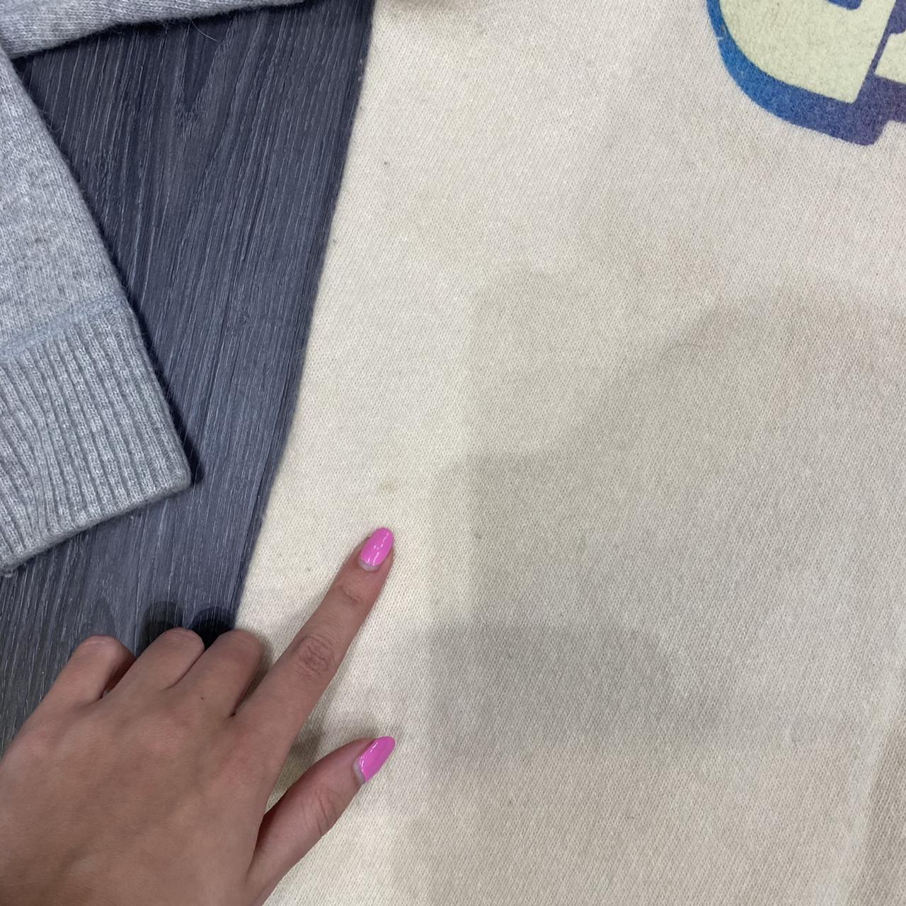 Hysteric Glamour Rainbow Logo Spell Out Knit Baseball Style Sweater - Outfit Repeater