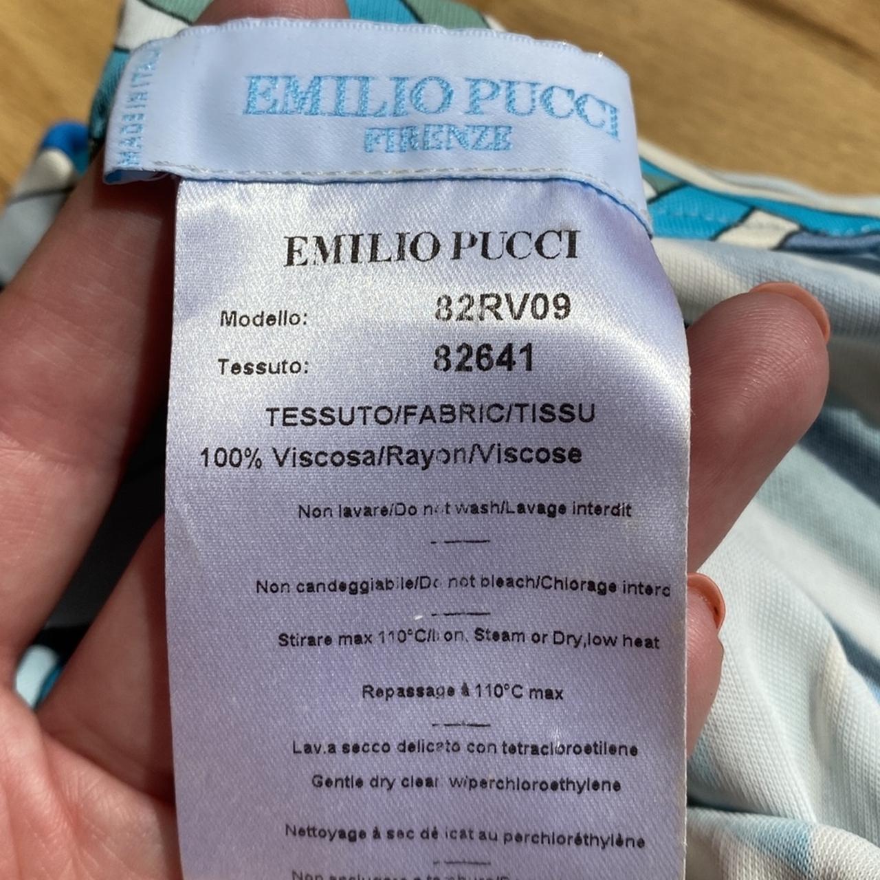 Emilio Pucci Firenze Signature Patterned Blue Midi Skirt - Outfit Repeater