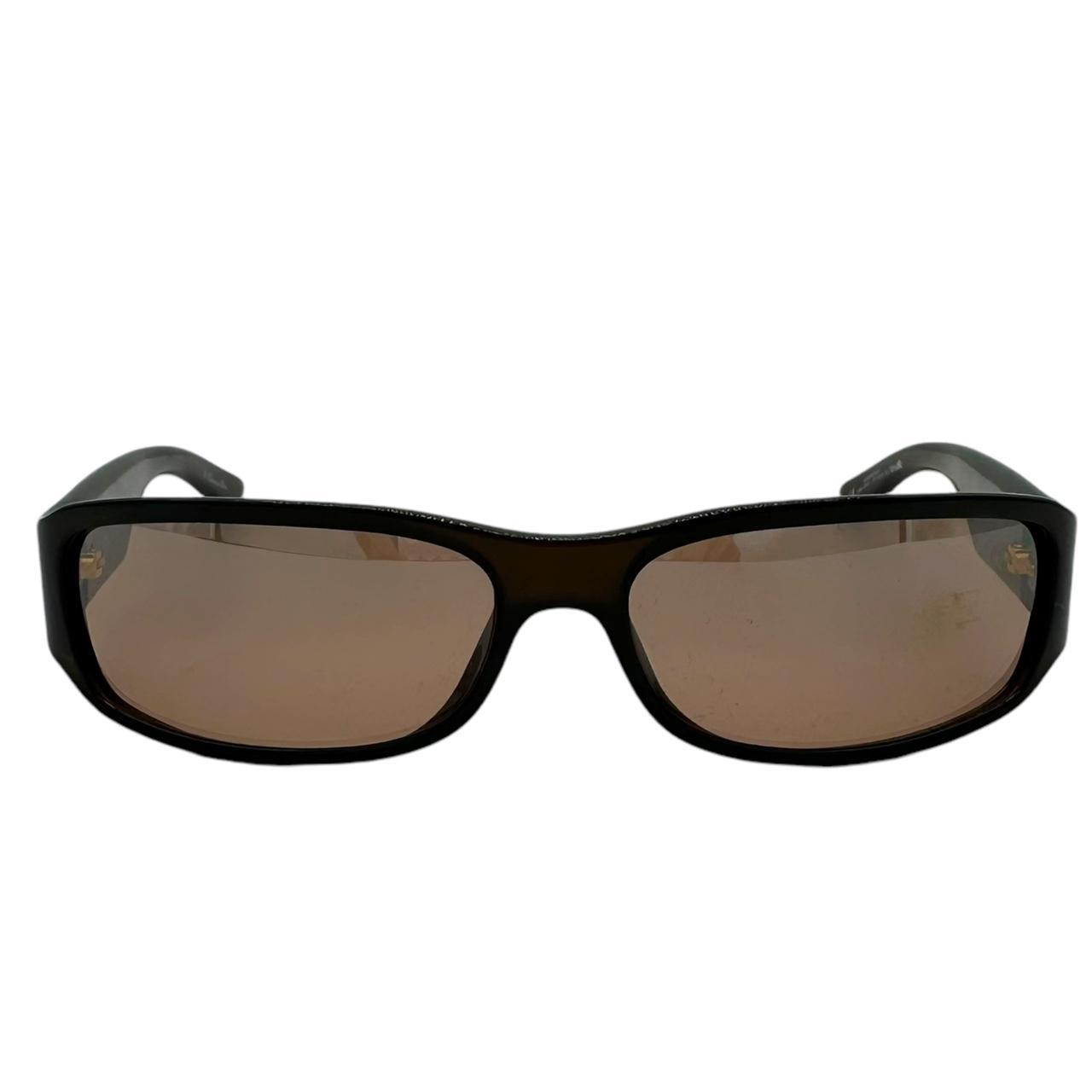 Christian Dior 'Dior Shiny 2' Brown Rectangle Sunglasses