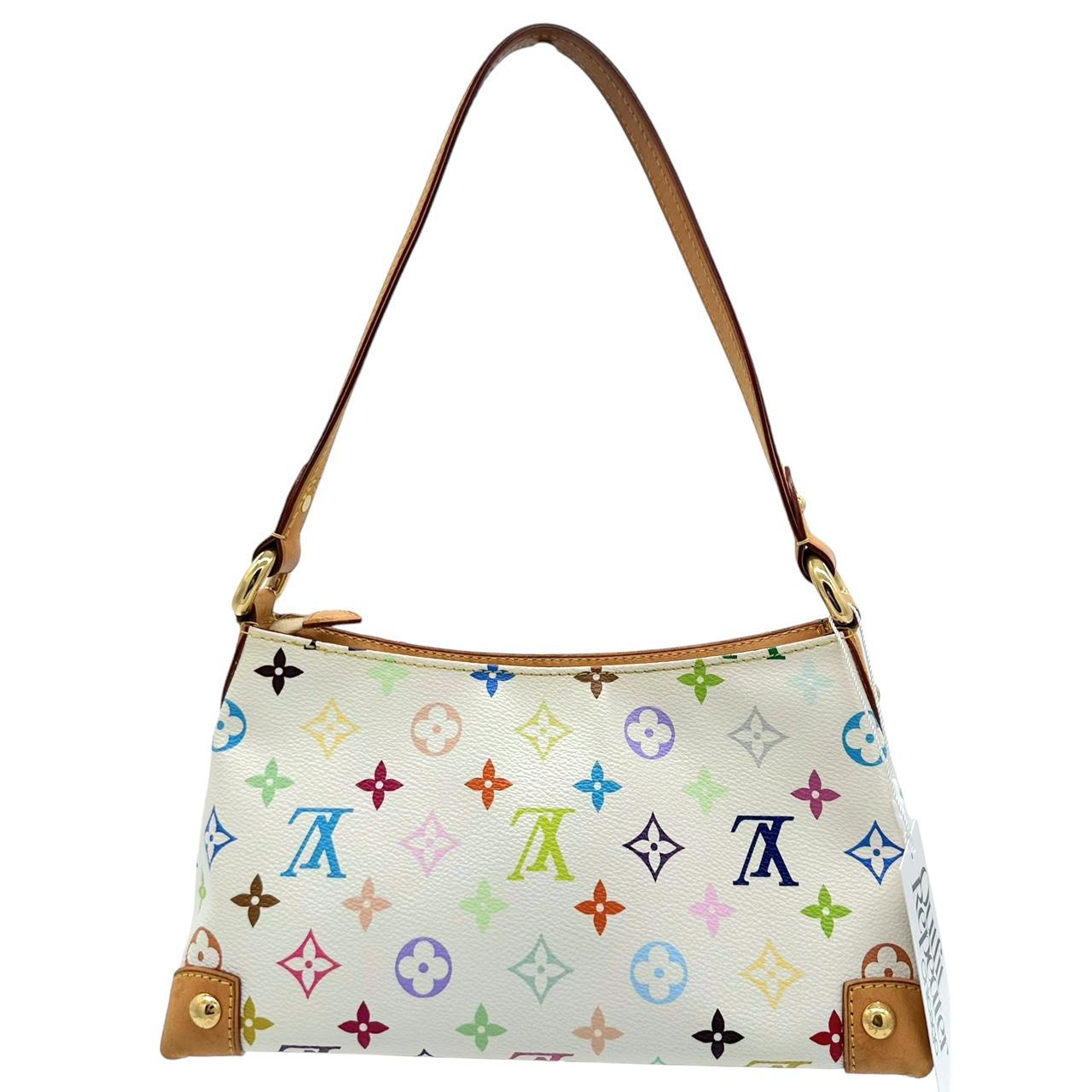 Louis Vuitton White Multicolor Monogram Eliza Shoulder Bag