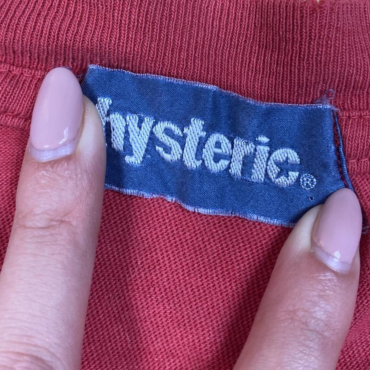 Hysteric Glamour Official Hysteric Frisbee Team Member Screen Print Graphic Oversized T-Shirt - Outfit Repeater