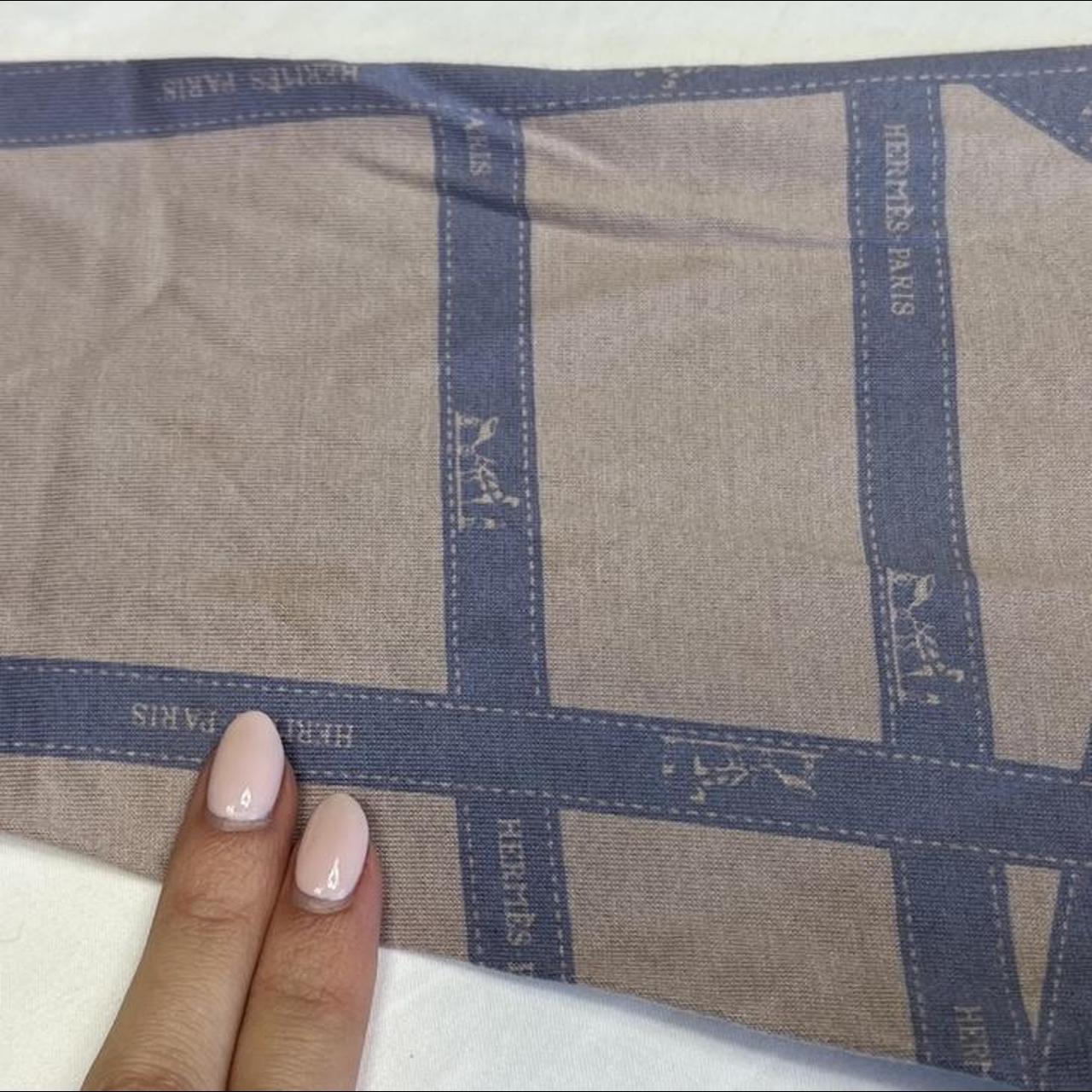 Hermès by Maison Martin Margiela Bolduc Logo Ribbon Printed Long Sleeve Turtleneck - Outfit Repeater