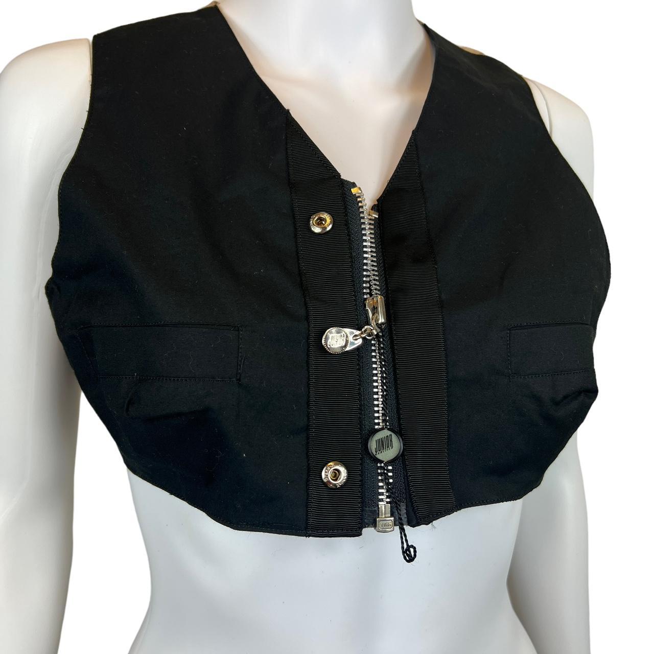 Junior Gaultier By Jean-Paul Gaultier Ultra Cropped Vest Top