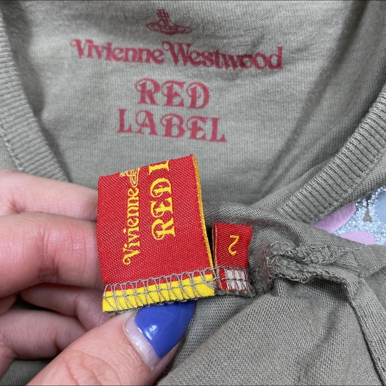 Vivienne Westwood Red Label Safety Pin Glitter Logo T-Shirt