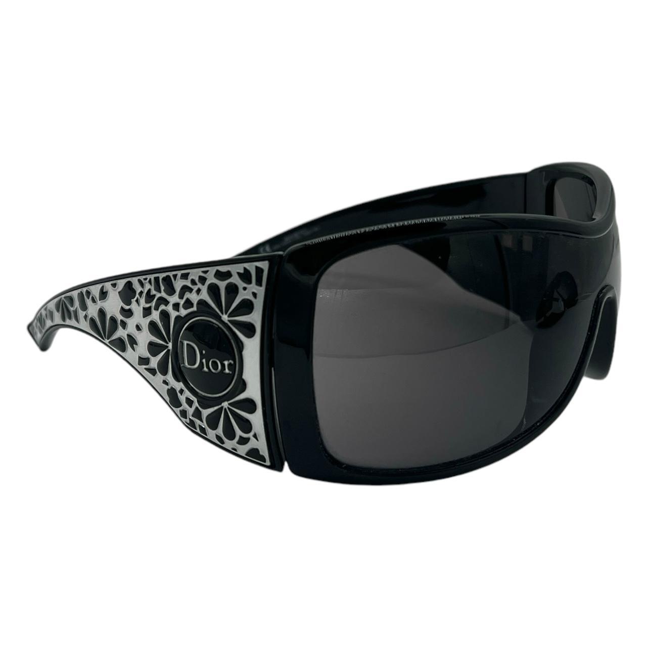 Christian Dior Cherrytree Black Shield Sunglasses - Outfit Repeater