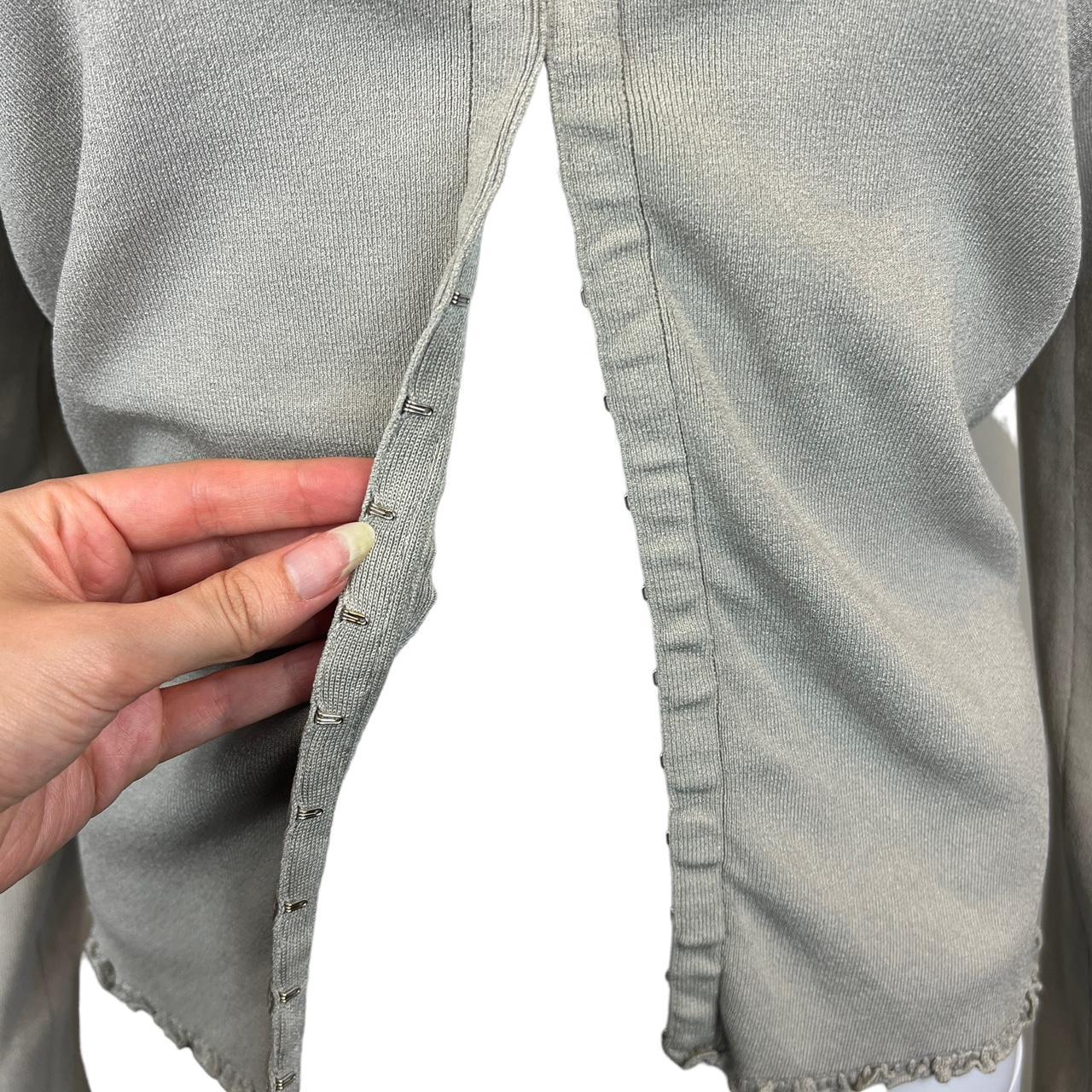 Gucci by Tom Ford Gray Silk Knit Cardigan - Outfit Repeater