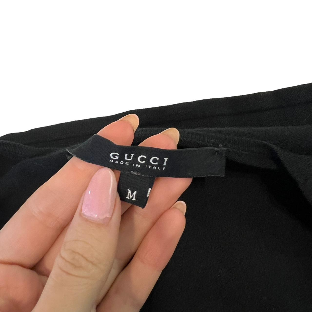 Gucci By Tom Ford Black Knotted Open Front Cardigan Top - Outfit Repeater