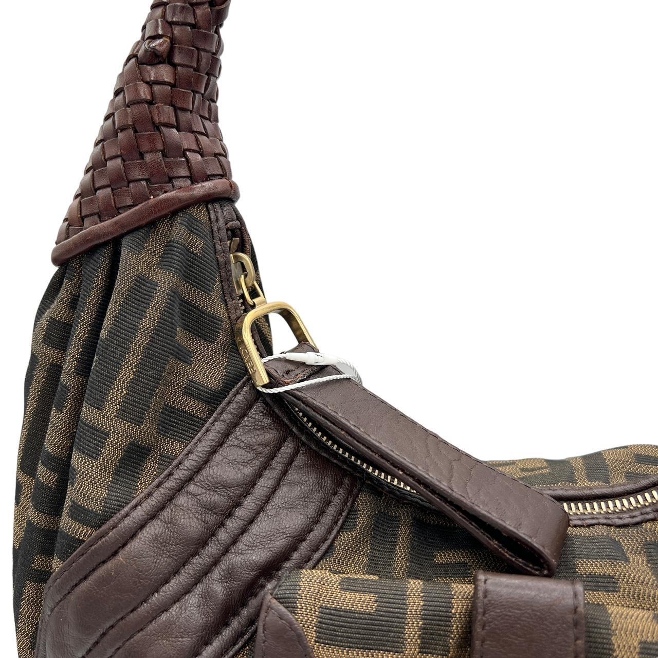 Fendi Spy Shoulder Bag Brown Monogram Zucca
