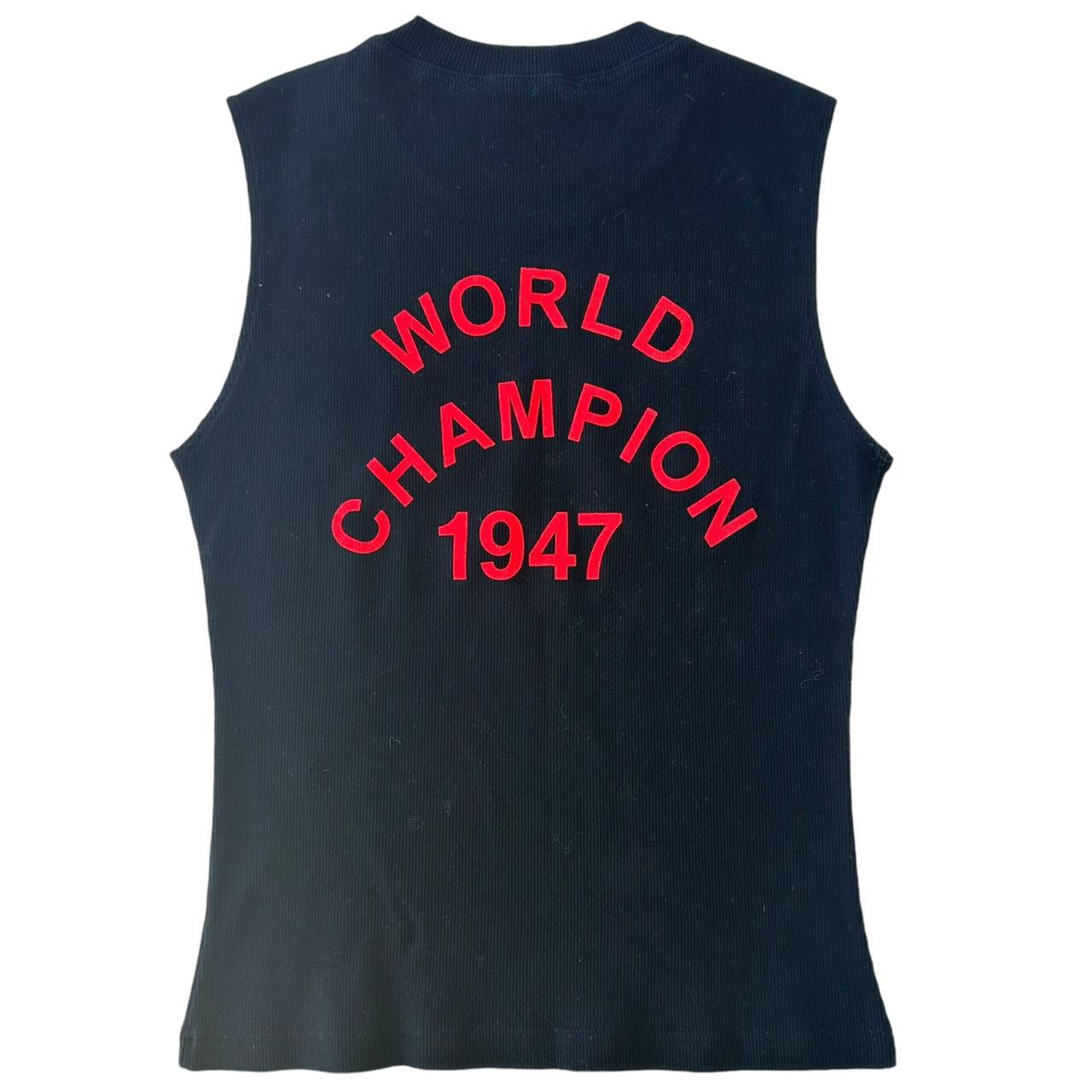 Christian Dior F/W 2003 Christian Dior J'Adore Dior Black & Red Tank - Outfit Repeater