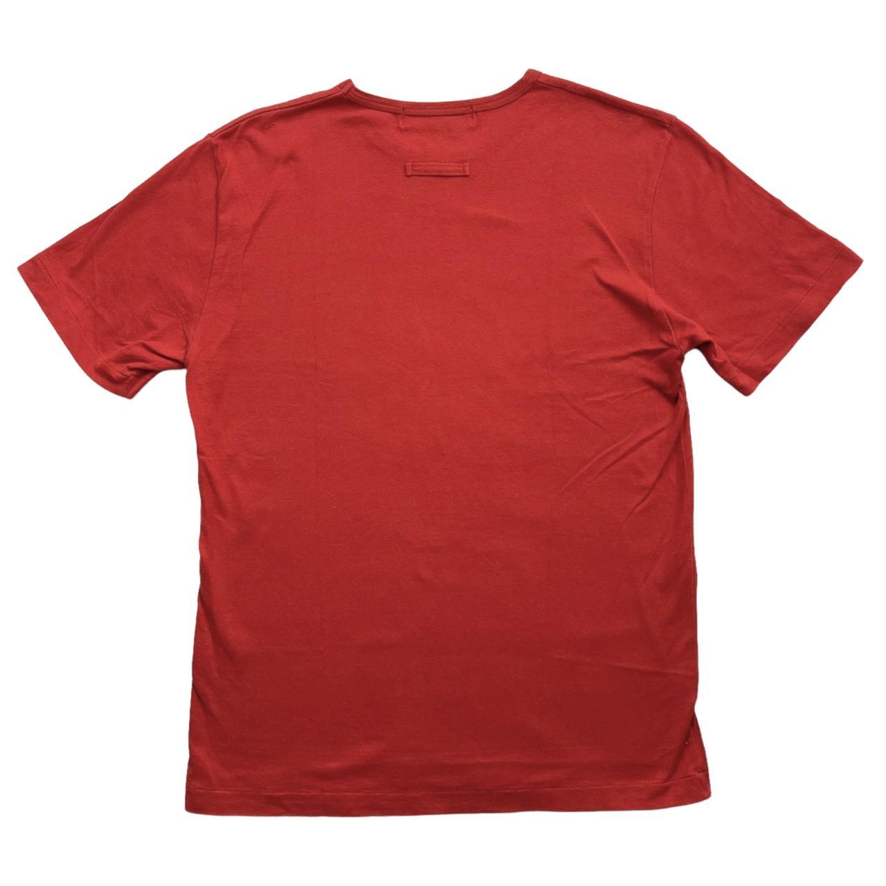 Jean Paul Gaultier Homme Objet Red and Gray Graphic T-Shirt - Outfit Repeater