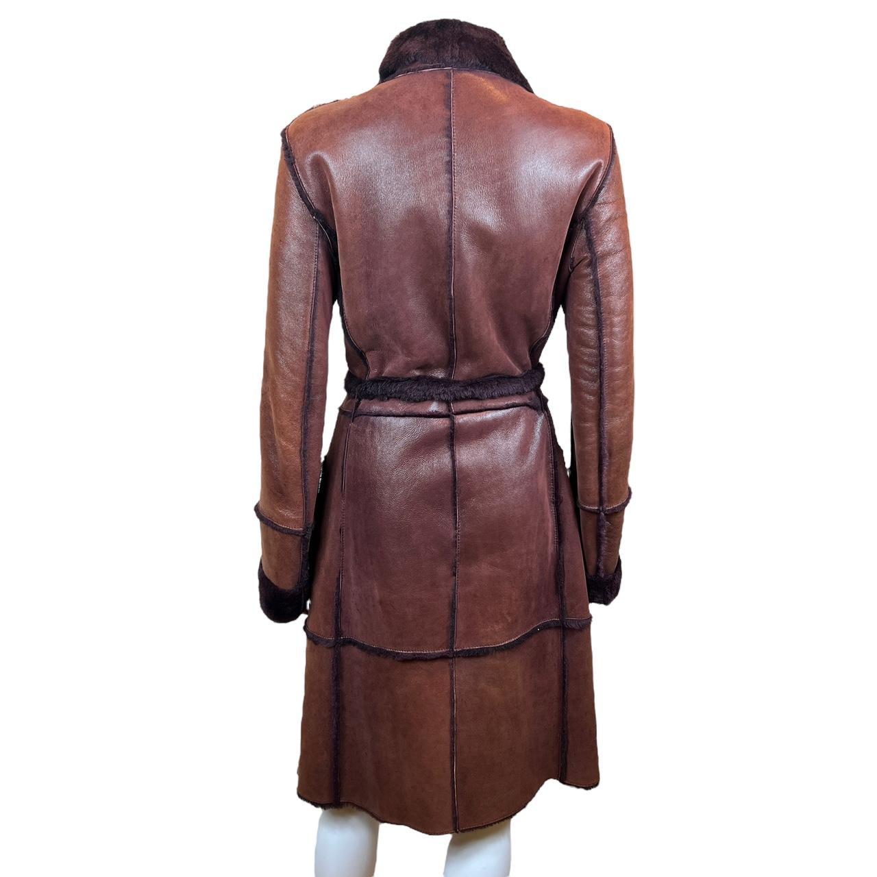 Dolce & Gabbana Burgundy Fur / Leather Trench Coat - Outfit Repeater