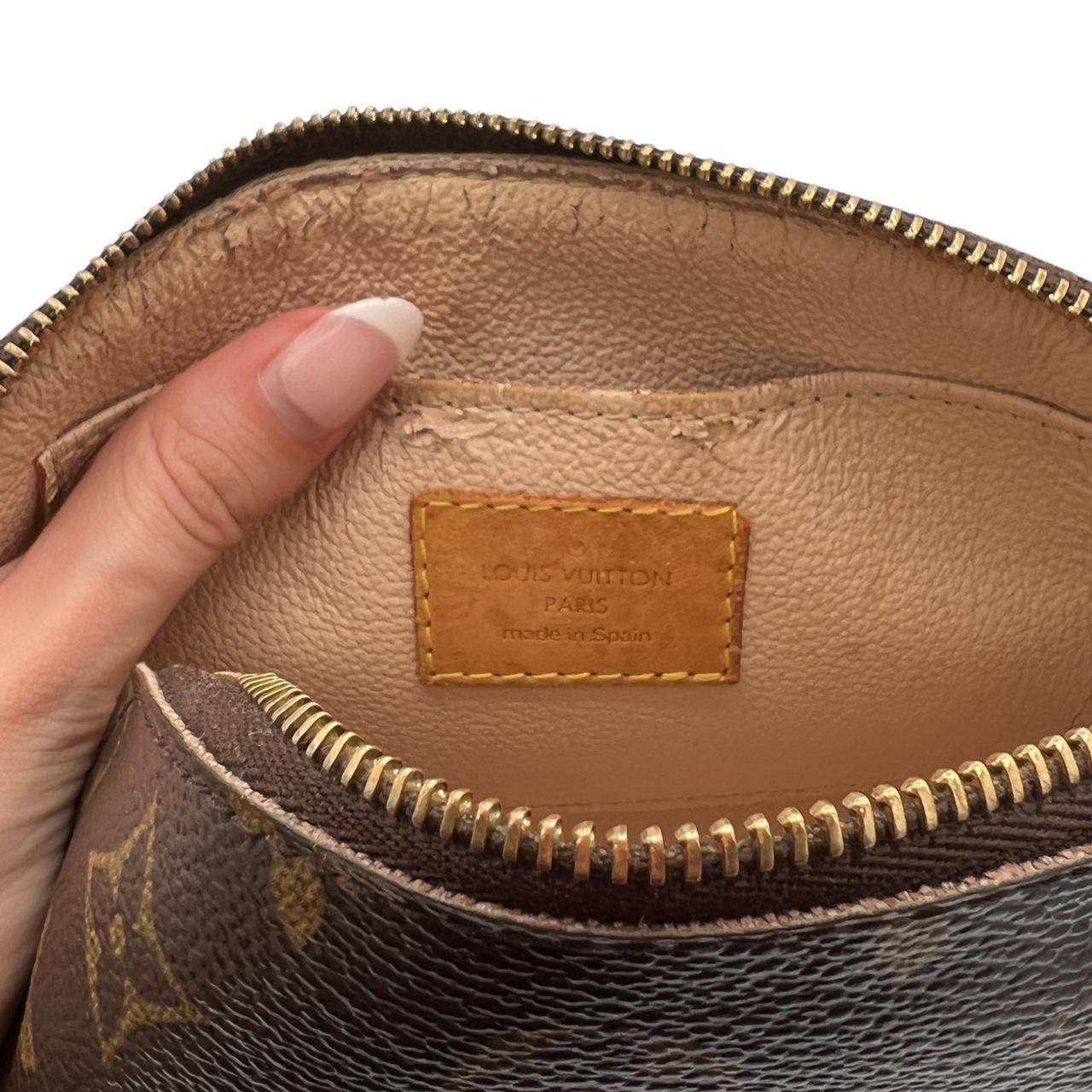 Louis Vuitton Brown Monogram Coated Canvas Cosmetic Pouch - Outfit Repeater