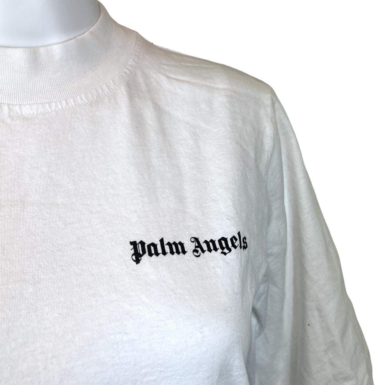 Palm Angels White Oversized Logo T-Shirt - Outfit Repeater