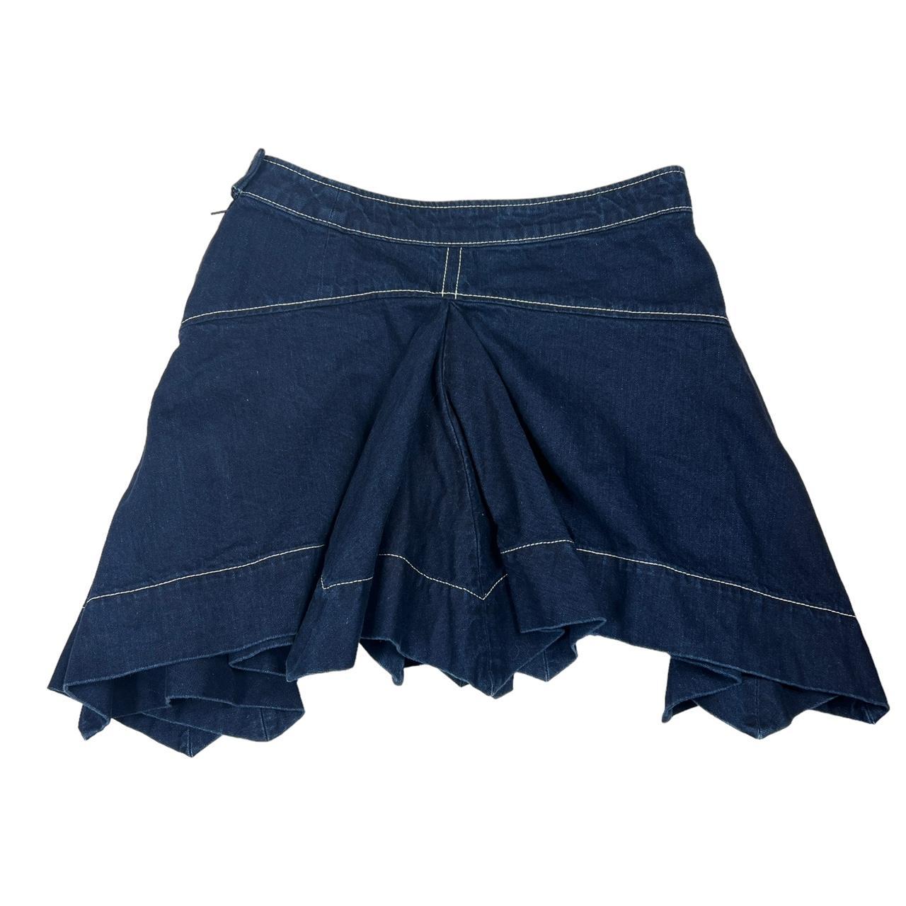 Vivienne Westwood Red Label Asymmetrical Denim Mini Skirt - Outfit Repeater