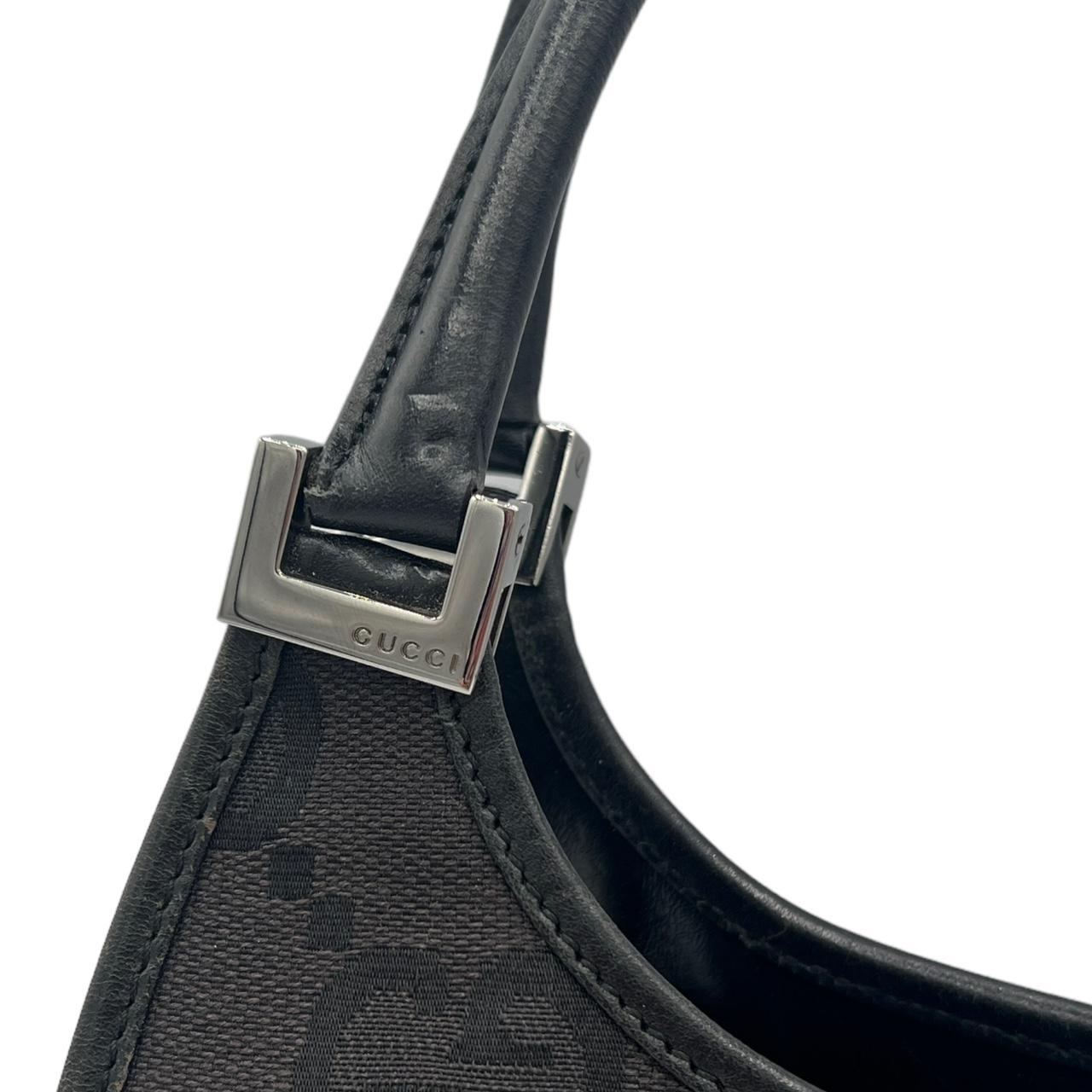 Gucci Black Monogram Mini Jackie Shoulder Bag