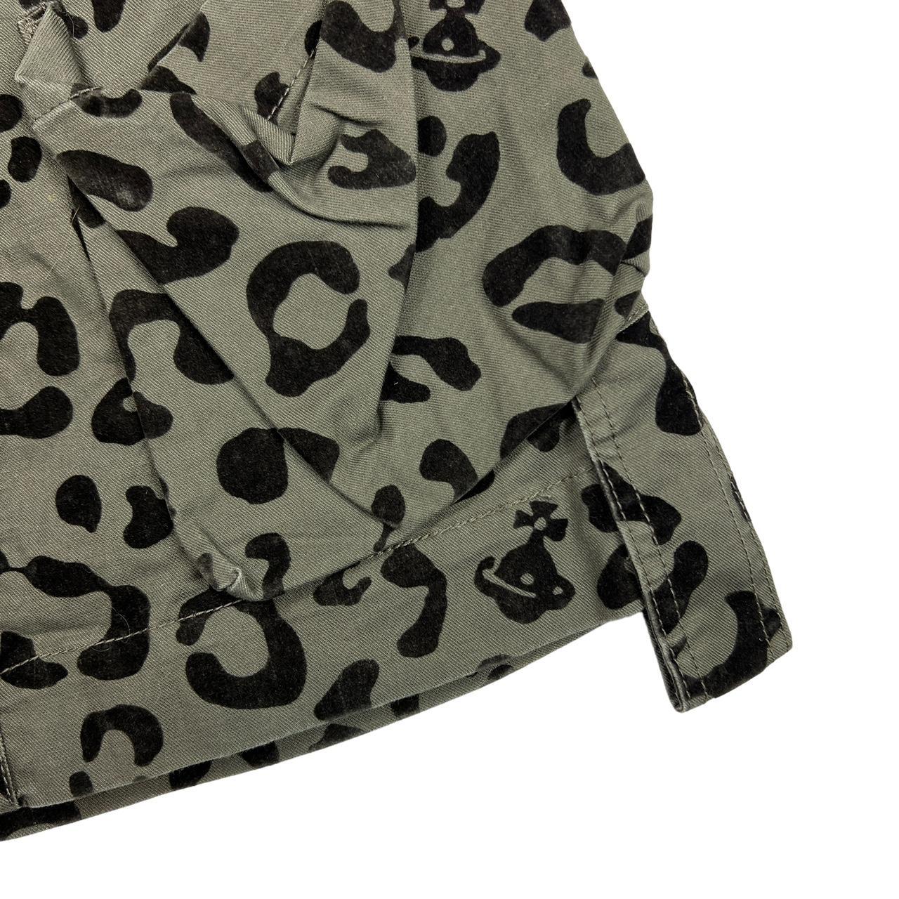 Vivienne Westwood Red Label khaki Green Leopard Print Mini Skirt - Outfit Repeater