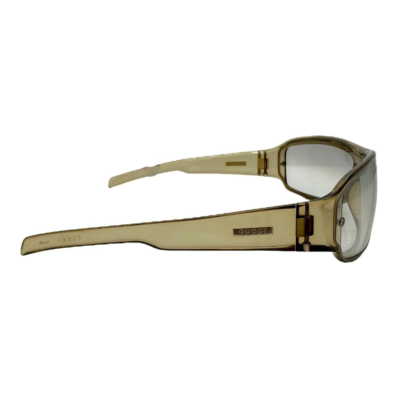 Gucci Rectangle Wrap Sunglasses - Outfit Repeater