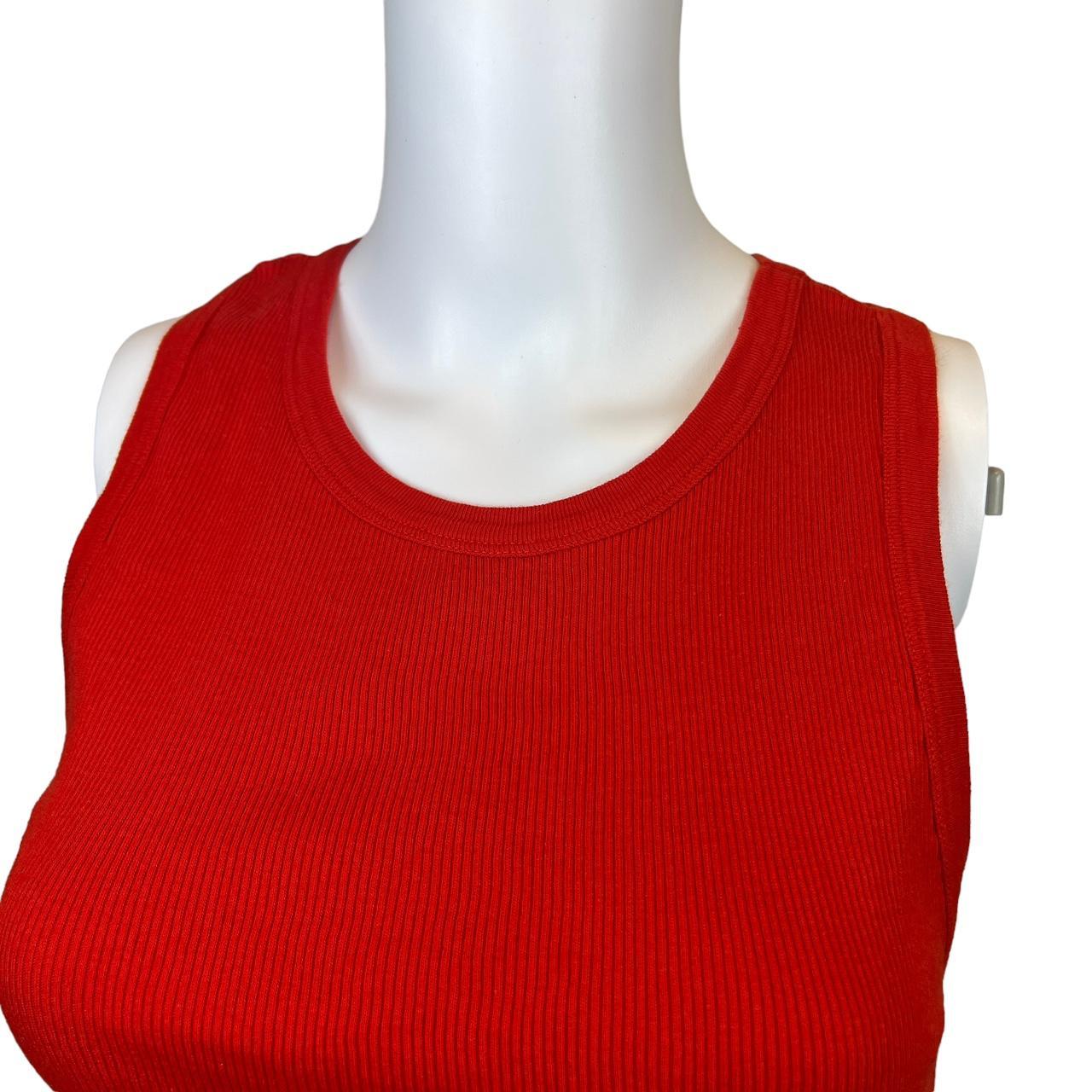 Gucci by Tom Ford 90's Vintage Red Ribbed Tank Top - Outfit Repeater