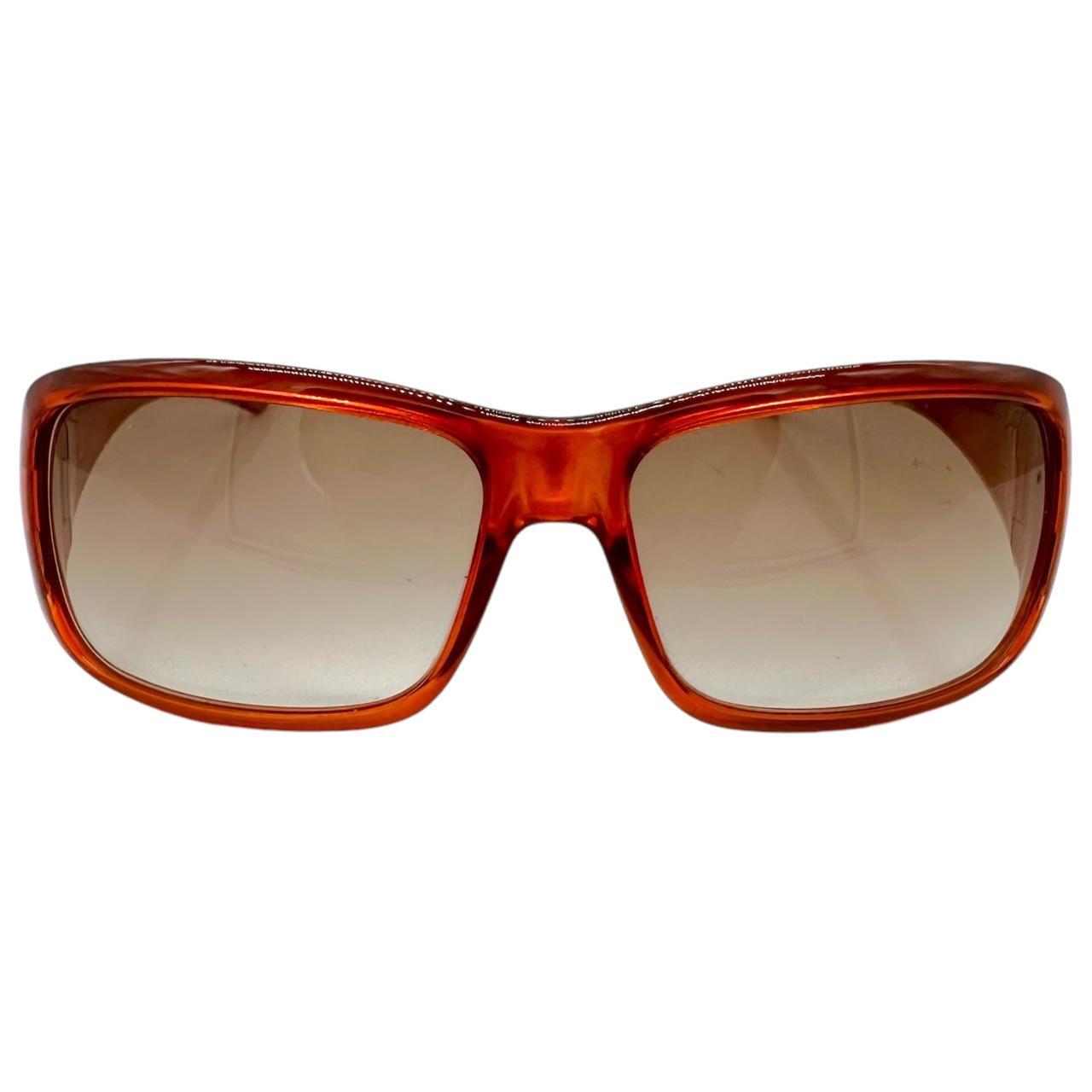 Gucci Orange Rectangle Sunglasses