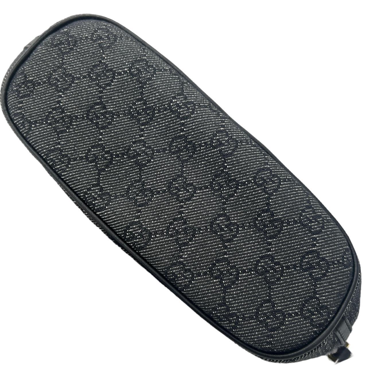 Gucci Black GG Monogram Mini Bag