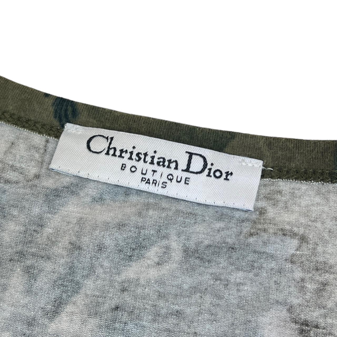 Christian Dior by John Galliano S/S 2005 Camo Print Bedazzled T-Shirt