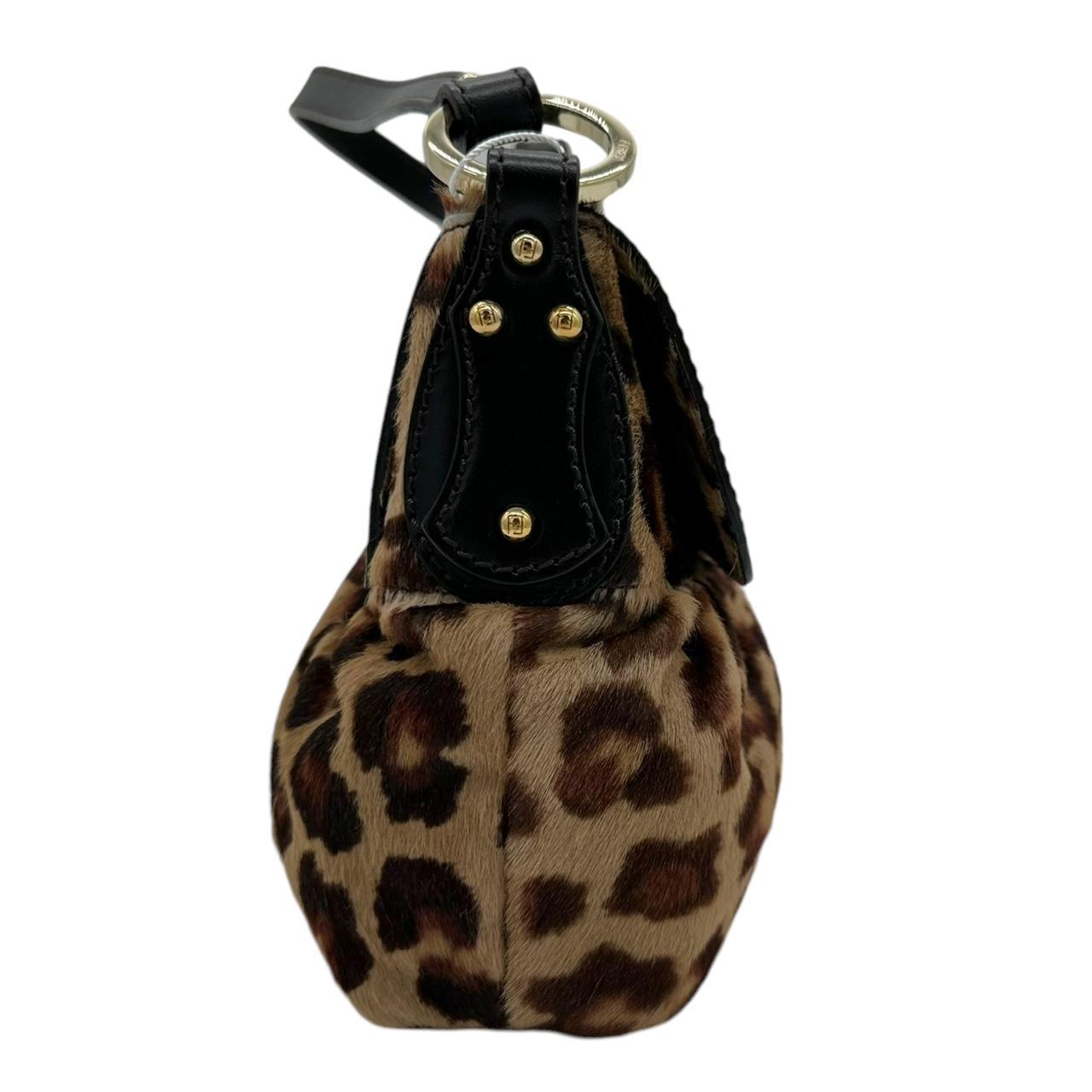 Fendi Chef Leopard Print Ponyhair Shoulder Bag - Outfit Repeater