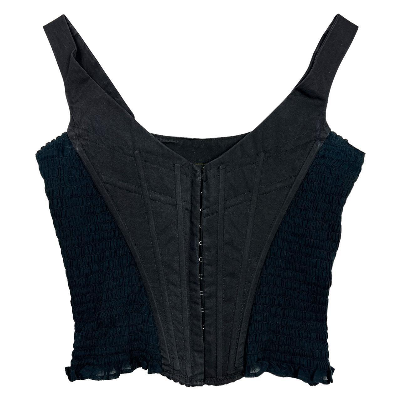 Vivienne Westwood Black Ruched Side Corset