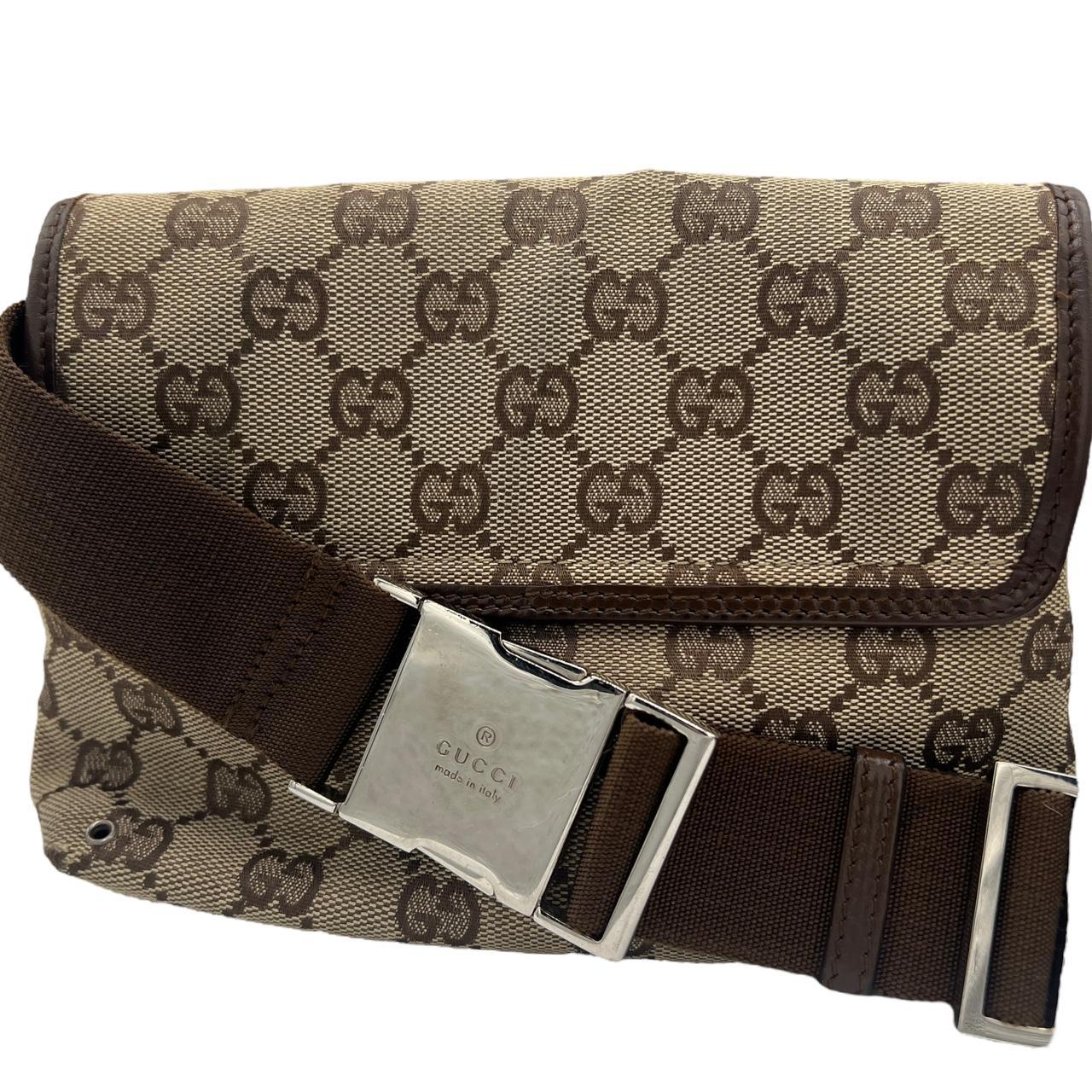 Gucci Tan Monogram Canvas Fanny Pack Belt Bag