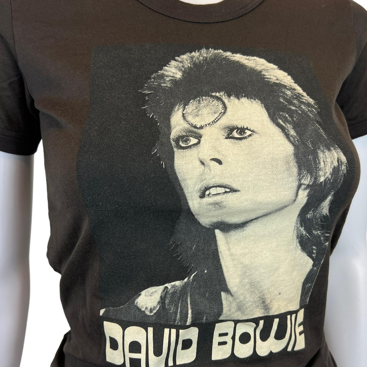 Dolce & Gabbana Brown and Black David Bowie Graphic T-Shirt - Outfit Repeater