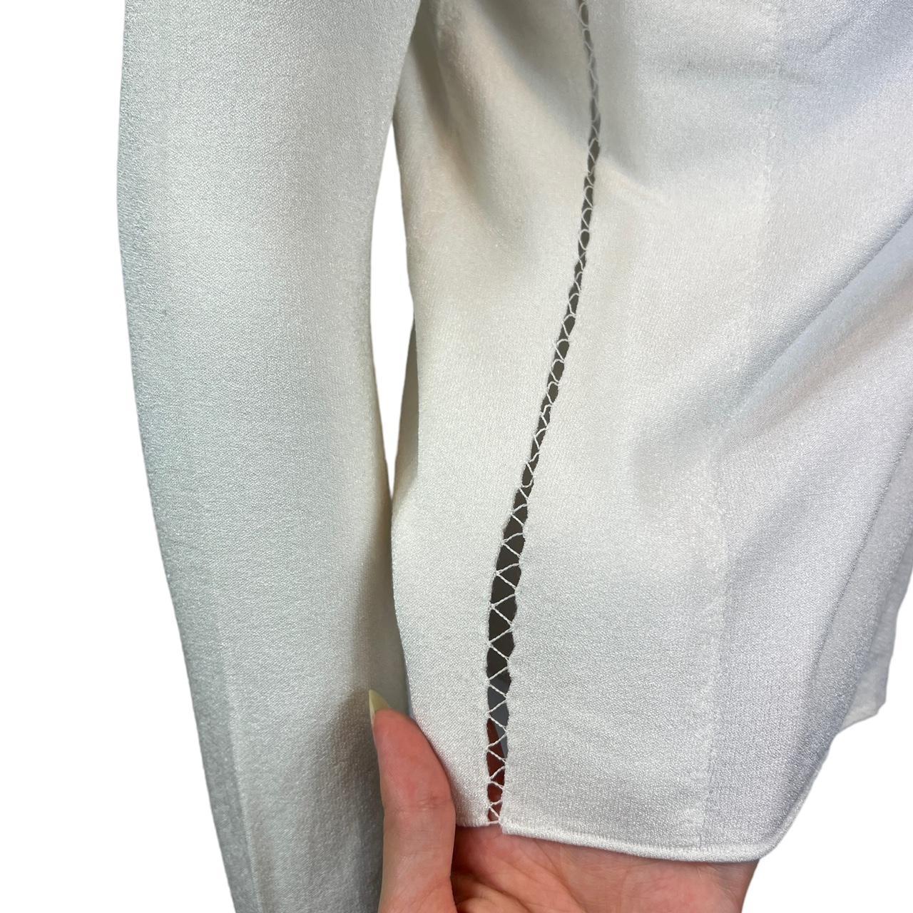 Gucci by Tom Ford White Knit Cardigan Sweater - Outfit Repeater