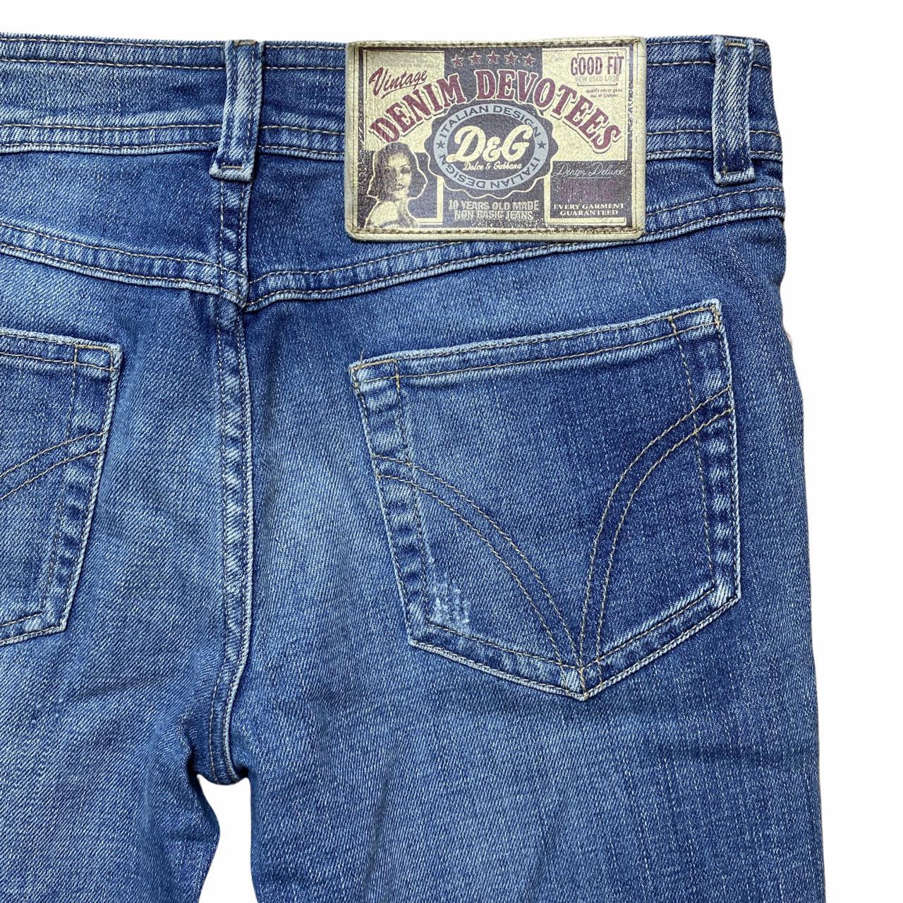 Dolce & Gabbana D&G Denim Devotees "Cool Fit" Low Waisted Straight Leg Jeans - Outfit Repeater