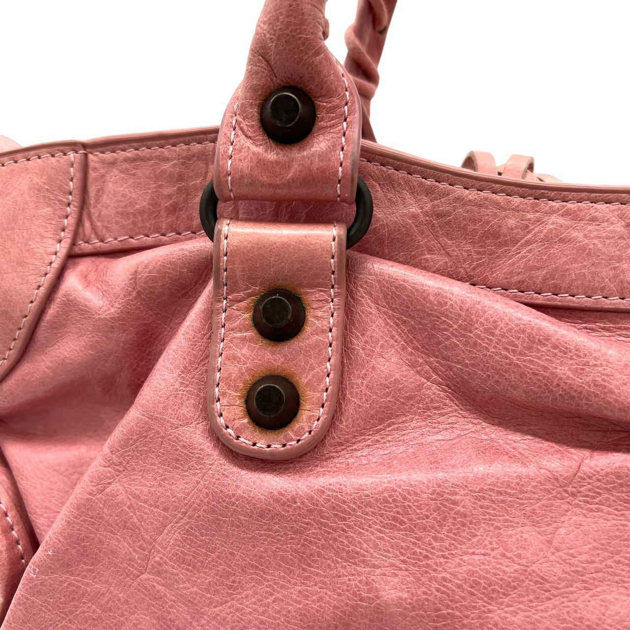 Balenciaga Medium City Bag Light Pink Leather